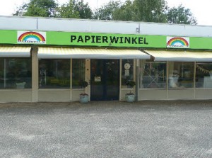 Vooraanzicht Papier Winkel