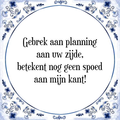 planning